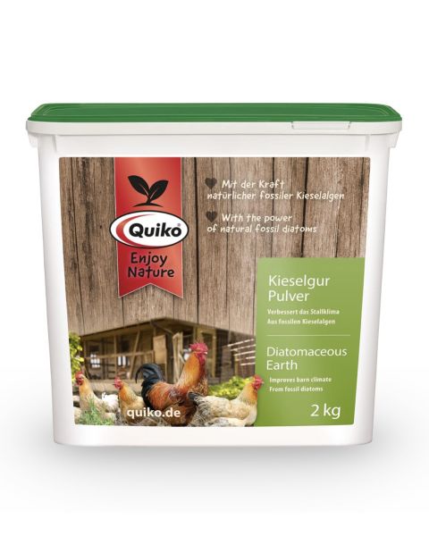 Quiko Kieselgur Pulver  2 kg Eimer